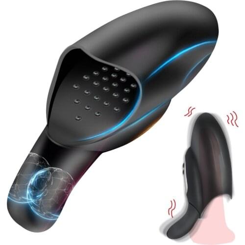 Blowjob Male Masturbator SexToy for Men Electric Pulse Vibrator Automatic Penis Endurance Delay Lasting Trainer Masturbation Cup