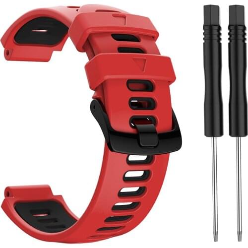 Soft Sport Silicone Watch Strap for Garmin for Garmin Forerunner 235 Strap For erunner 220 230 620 630 735XT Watch Band