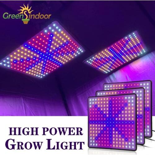 Greenhouse Grow Light Panel 1000W Phyto Lamp Full Spectrum 350nm-630nm Cultivation Ir Uv Lamp 3500K Growbox For Indoor Plants