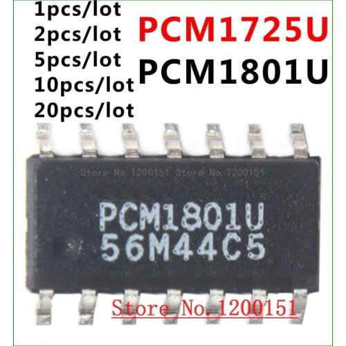 PCM1801 PCM1801U PCM1725 PCM1725U SOP-14