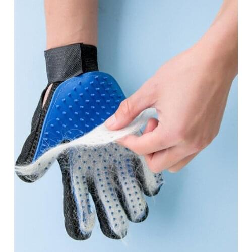 Pet remover glove Grooming Deshedding Brush Gloves Effective Cleaning Back Massage Animal Bathing Fur Hair Removal Dog Combs