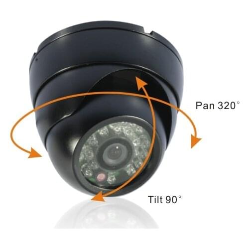 Plastic Dome Black HD 1080p 4in1 AHD TVI CVI CVBS 1920*1080 2mp CCTV Camera Security