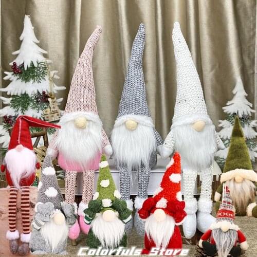 Christmas Eve Christmas Faceless Doll Merry Christmas Decorations For Home Cristmas Ornament Xmas Navidad Natal New Year 2021