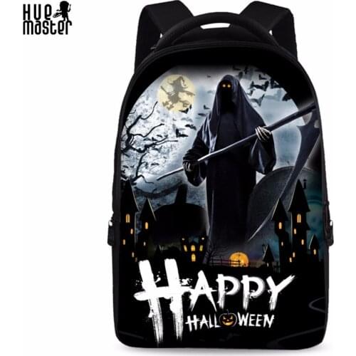Happy halloween backpack cheap laptop backpack anti-theft laptop backpack for travel high quality fabric backpack
