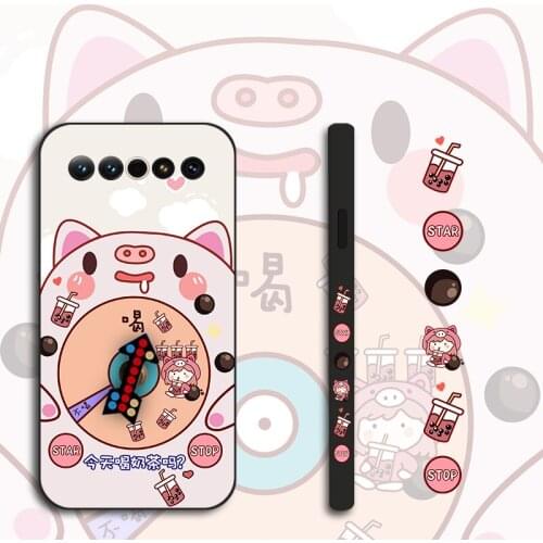 Pig Head Big Roulette Case For Meizu 15 Lite 16 th Plus Anime Pattern TPU Cover For Meizu 16X 16XS 16T 16S 17 18 Pro