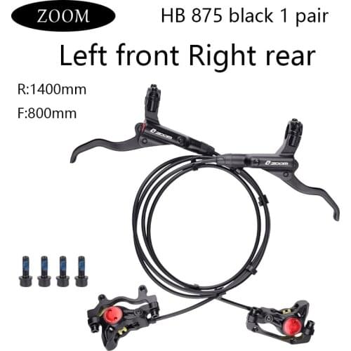 ZOOM HB-875 MTB bicycle hydraulic disc brake bicycle brake hydraulic disc brake front and rear length 800/1400mm