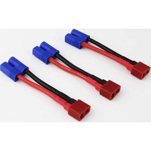 5/10/20pcs Male EC3 to Female Deans T-Plug Connector Adapter for E-Flite Tenergy