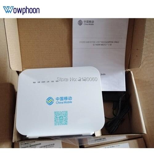Alcatel-lucent 8pcs gpon onu wifi Compatible with Fiber home OLT G-140W-MD Port 1GE+ 3FE+ TEL+ USB