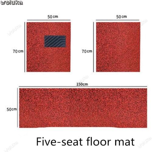 Car wire ring pads universal easy to clean can be self-cutting shears main and passenger car mats waterproof CD50 Q04
