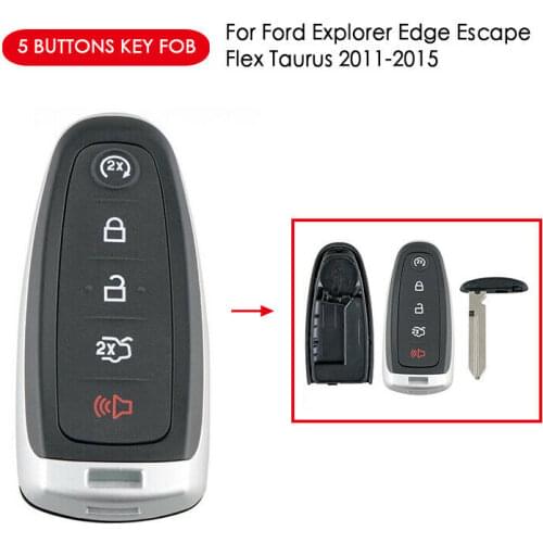 Car Remote Key Fob Shell Case Replacement For 2011-2015 Ford Edge Explorer