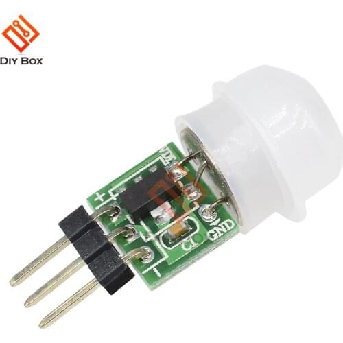 DC 5V 12V Mini PIR Motion Sensor Switch Module IR Infrared Human Induction Sensor Detector Controller Switch for LED Light AM312