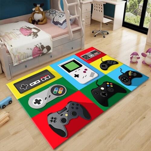 Game Alfombra Carpet for Living Room Kids Room Carpets Bedroom Decoration Rug Anti-slip Mat Entrance Rugs Floor Tapis