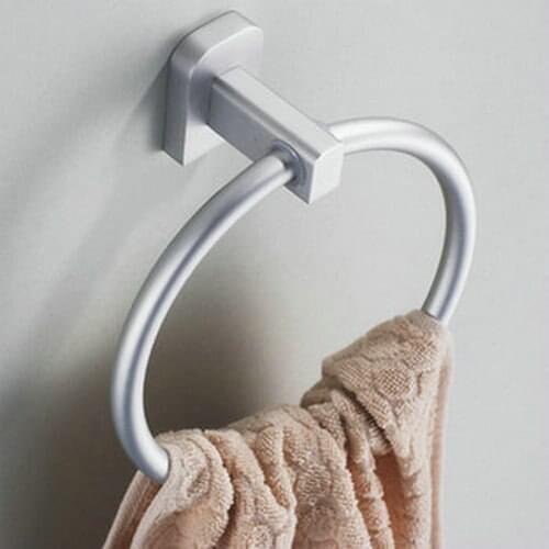 Fashion High Quality Space Aluminum Solid Towel Ring Bathroom Products