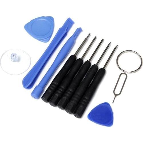 Professional 11 in 1 Cell Phones Opening Pry Repair Tool Kits Smartphone Screwdrivers Tool Set For iPhone Samsung HTC Moto Sony