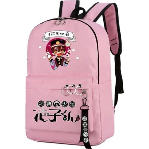 New Toilet-bound Jibaku Shounen Hanako-kun Backpack laptop bag Men Travel bags Oxford Backpack schoolbag Anime backpack
