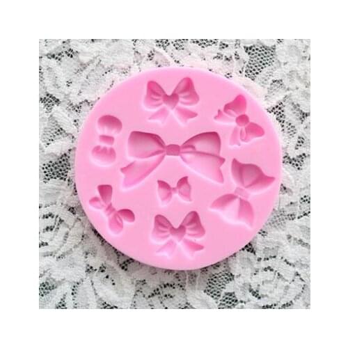 New style Cute Bow /Butterfly hot sale chocolate silicon mold fondant Cake decoration mold soap mold Free shipping