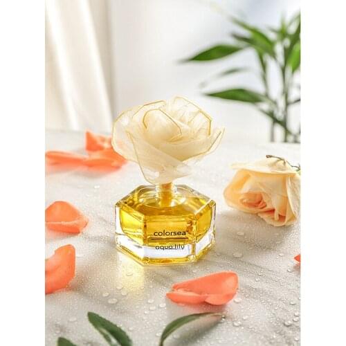 Leaf Vein Flower Rose Fragrance Diffuser 58ml Home Toilet Indoor Deodorant Fire-free Dried Flower Fragrance Set