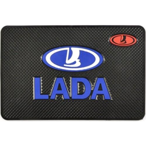 1pcs Auto Logo Car Styling Decoration Mat Accessories Pads Fit For Lada Vesta Niva Kalina Priora Granta Largus Vaz Samara