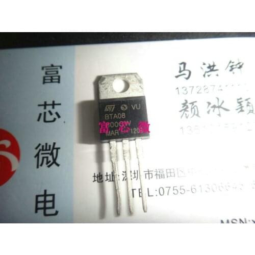 10pieces BTA08-800CW BTA08-800BW TO220 8A 800V