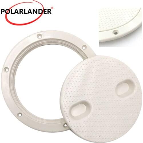 ABS plastic 6 Inch anti-aging Screw Out Access Hatch Cover Inspection Deck Plate anti-corrosive White