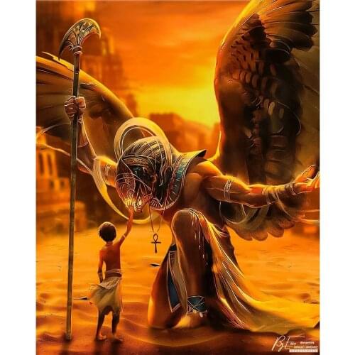 Ancient Egypt warrior 5D Full drill Diy diamond painting Handicrafts art mosaic Egyptian Diamond Embroidery stitch X133