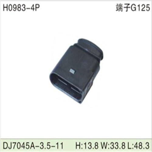 Free shipping 500pcs DJ7045A-3.5-11 4Pin 3.5mm AMP Car Electrical Wire Connectors for VW,BMW,Audi,Toyota,NISSAN AND other