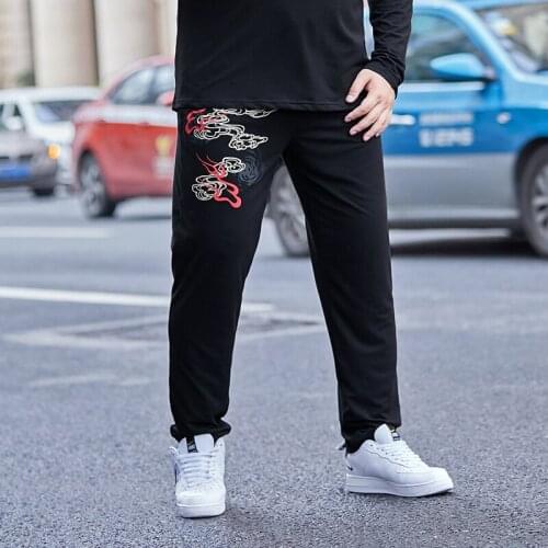 2020 New Youth men fitness pants solid color large size casual pants Sports trousers gym jogging running pants 8xl 7xl 6xl xxl