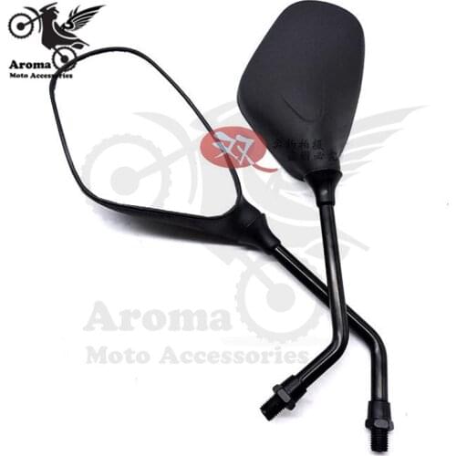 Black motorbike side mirror rear view moto parts unviersal for honda suzuki yamaha Kawasaki harley motorcycle rearview mirror