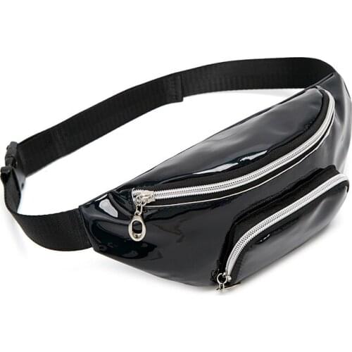 Holographic Waist Bags Fanny Pack Female / Men Belt Bag Laser Waist Bags Outdoors Travel Chest Pouch Belt Bag