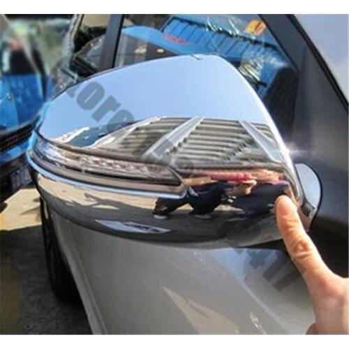 ABS Chrome Rearview mirror cover Trim/Rearview mirror Decoration for KIA Sportager 2011-2017
