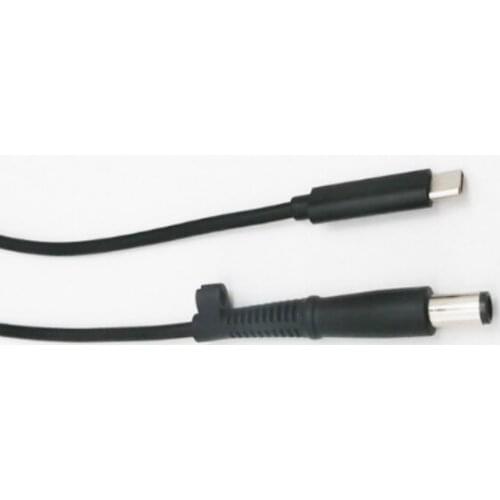 Type-C To 7406HP DELL Power Cable DC7.4*5.0 Turn PD Fast Charge Round Port Type C Laptop HP Dell Decoy Power Cable DC CABLE