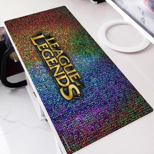 League of Legends Pc Mouse Pad Gamer Mausepad Pc Accessories Gaming Desk Mousepad Anime Rug Computer Table Cheap Gaming Laptop