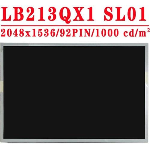 LB213QX1-SL01 New Original 21.3 inch 2048x1536 LVDS 92pin 72% NTSC 1000 cd/m² 60Hz 1300:1 LCD Screen LB213QX1 SL01