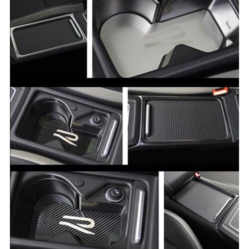 LHD!! For VW Volkswagen Golf 8 MK8 2020 2021 Colorful Front Water Cup Holder Panel Insert Decoration Cover Trim Car Styling