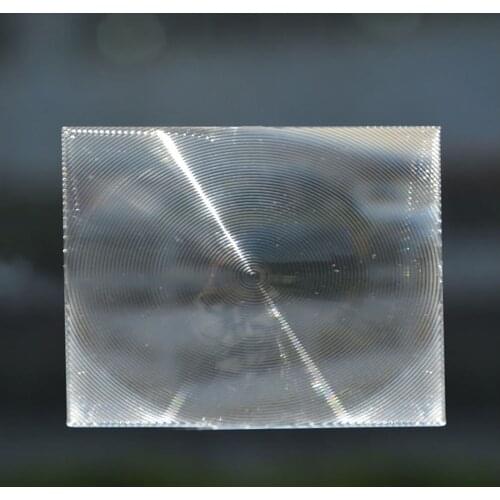 100x70mm Small Optical PMMA Plastic Fresnel Lens Solar Focal Length 100mm DIY Projector Lens Plane Magnifier,solar Concentrator