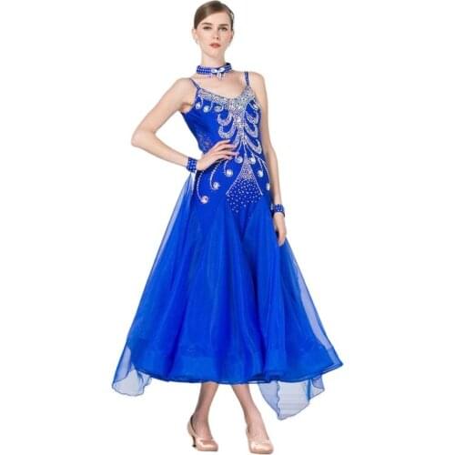 B-1778 New ballroom dance dresses competition women, international standard ballroom dance dress for sale