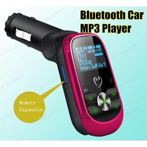 New Bluetooth Handsfree CarKit MP3 Player Car Kit Charger For Smart Phone Bluetooth FM Transmitter