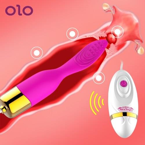 OLO 10 Speeds G Spot Massager Tounge Licking Vibrator Vagina Ball Sex Toys for Women Powerful Vibrating Egg Clitoris Stimulator