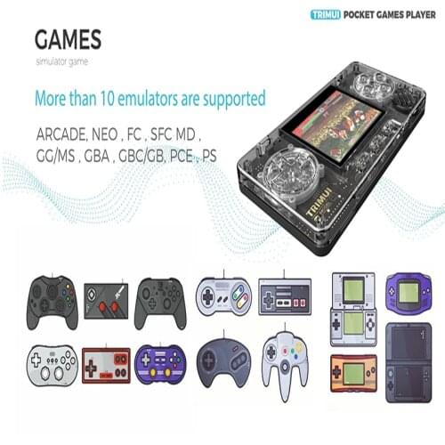 Suitable For Nintendo Trimui Retro Game Console Ultra-Small Mini Portable Metal Shell Video Game Console