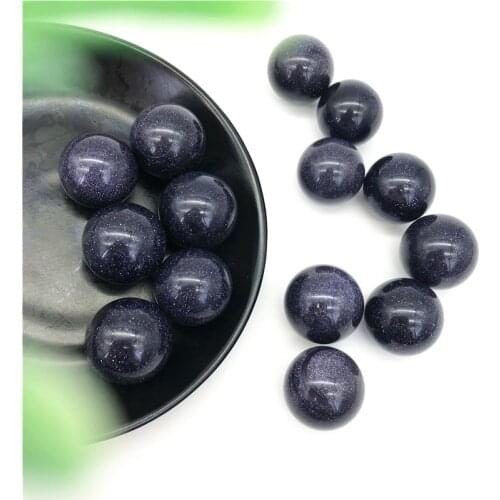 Drop Shipping 1PC 24-26mm Natural Blue Sandstone Quartz Crystal Sphere Ball Healing Decor Natural Stones and Crystals