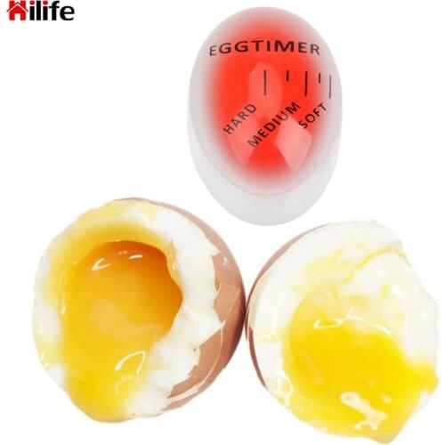 Egg Timer Resin Egg Boiled Tools Kitchen Tools Gadgets Color Changing