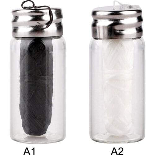 2Pcs Degradable 30M Dental Floss Oral Hygiene Teeth Cleaning Dental Wax Mint Flavored Bamboo Spool Teeth Flosser