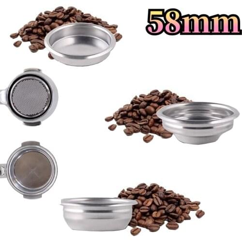 1 Cup Triple Portafilter Filter Basket 18-23 Grams Espresso Coffee Bowl, Suitable for E61 Punching Head