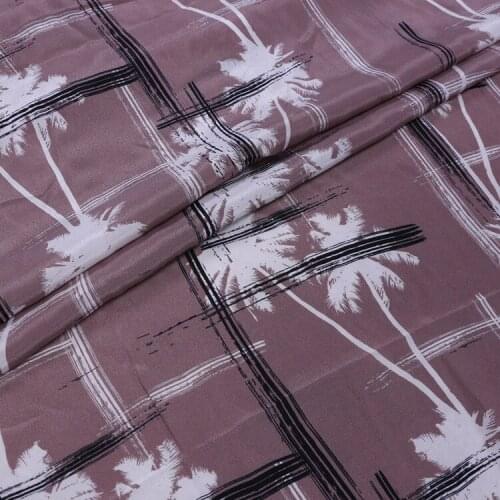 1 Meter Abstract Summer Printing Crepe De Chine Wide Mulberry Pure Silk Dress Shirt Diy Fabric