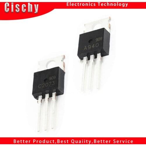 10pcs/lot A940 C2073 (5pcs 2SA940 + 5pcs 2SC2073) TO-220 and original In Stock