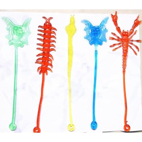 2pcs Novelty products Scorpion snake bats animal Viscous Climbing Action Figure funny gadgets squishy interesting toy