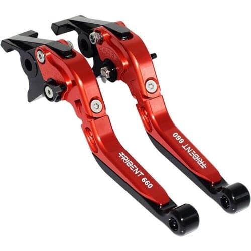 2021 Motorcycle High Quality CNC Aluminum Adjustable Folding Brake Clutch Levers For Triumph Trident 660 Trident660