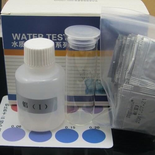 Aluminum test for water quality test residue detection water quality test