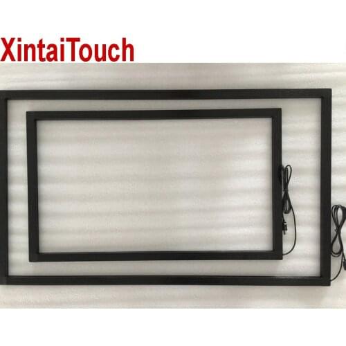 Free Shipping!19 inch 10 points IR touch overlay infrared touch screen kit sensor Waterproof dustproof tempered glass