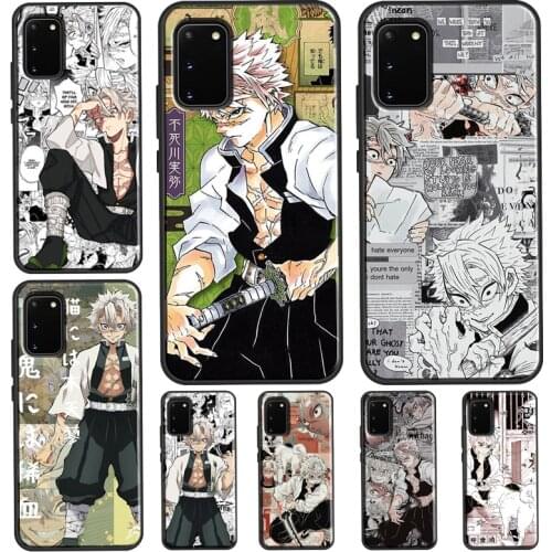 Shinazugawa Sanemi Kimetsu no Yaiba Case For Samsung Galaxy S21 Ultra S20 FE S9 S8 S10 Plus S10e Note 20 Note 10 Plus Cover